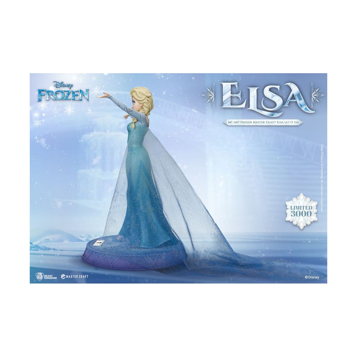 Regno delle bestie Disney - Master Craft Elsa "Let It Go" - La regina delle nevi