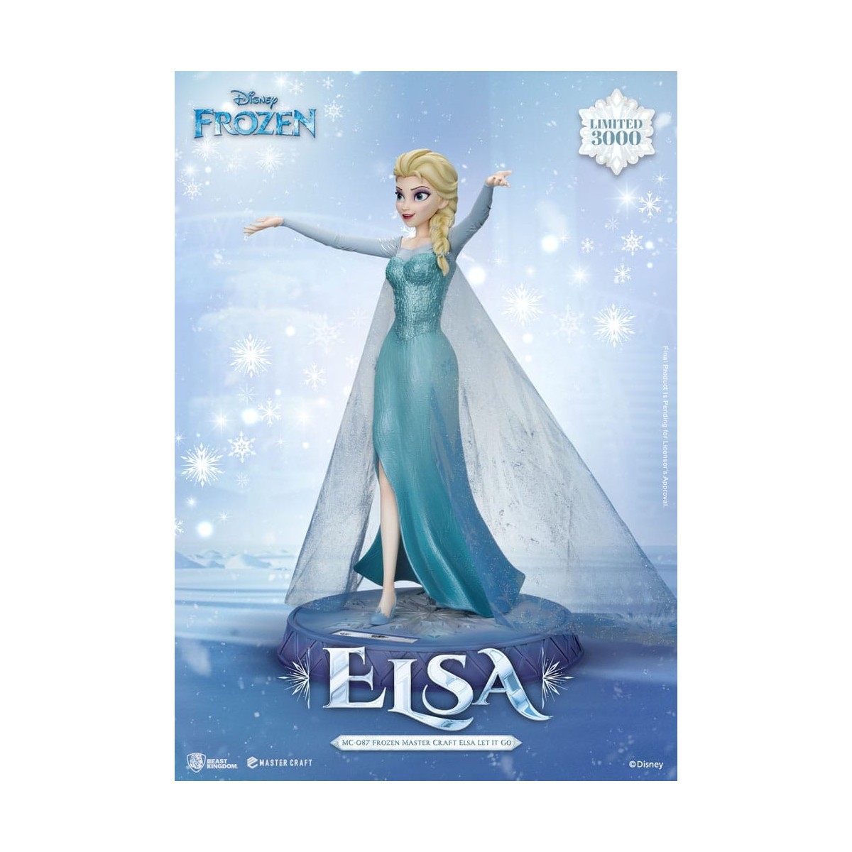 Regno delle bestie Disney - Master Craft Elsa "Let It Go" - La regina delle nevi