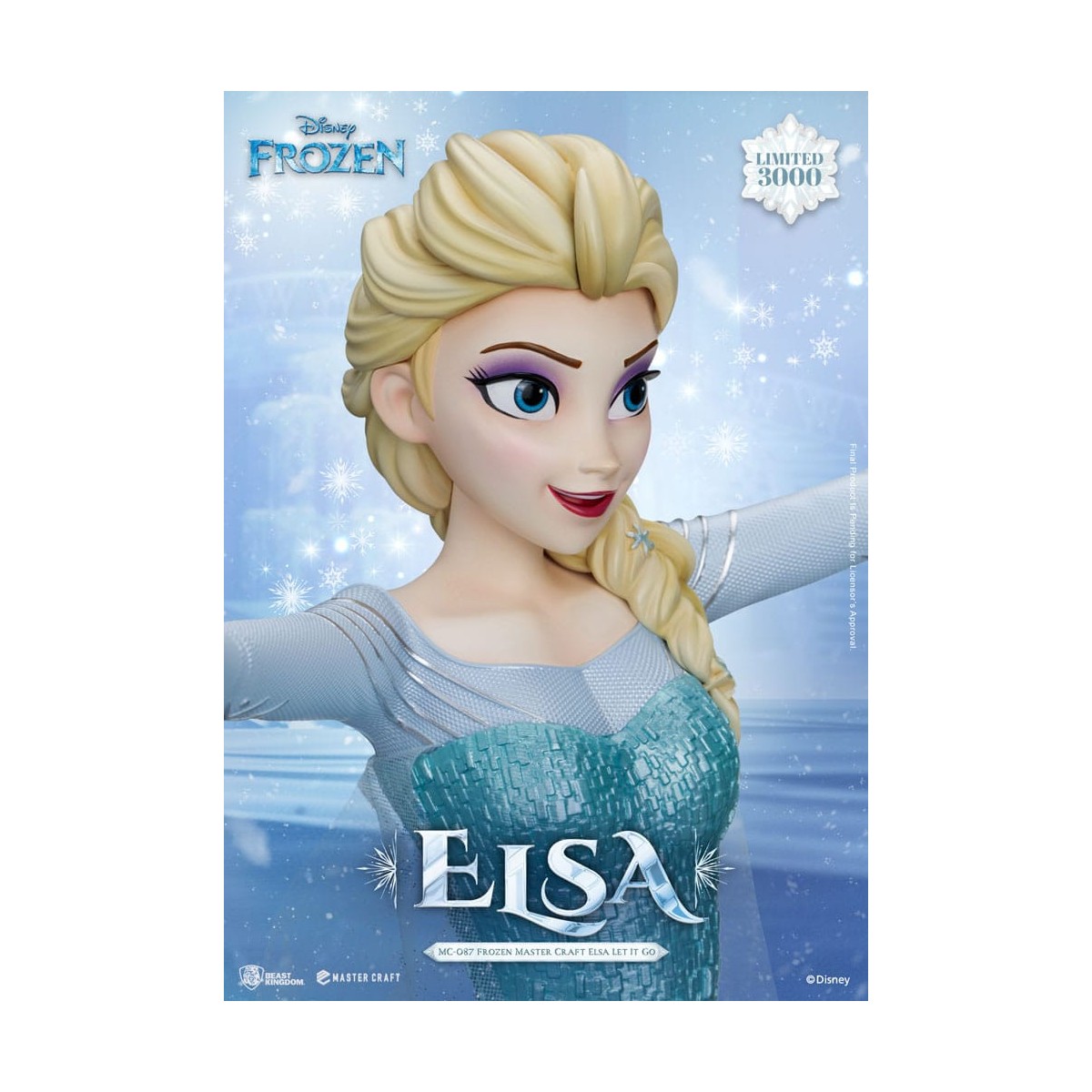 Regno delle bestie Disney - Master Craft Elsa "Let It Go" - La regina delle nevi