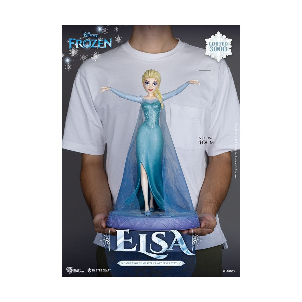 Regno delle bestie Disney - Master Craft Elsa "Let It Go" - La regina delle nevi