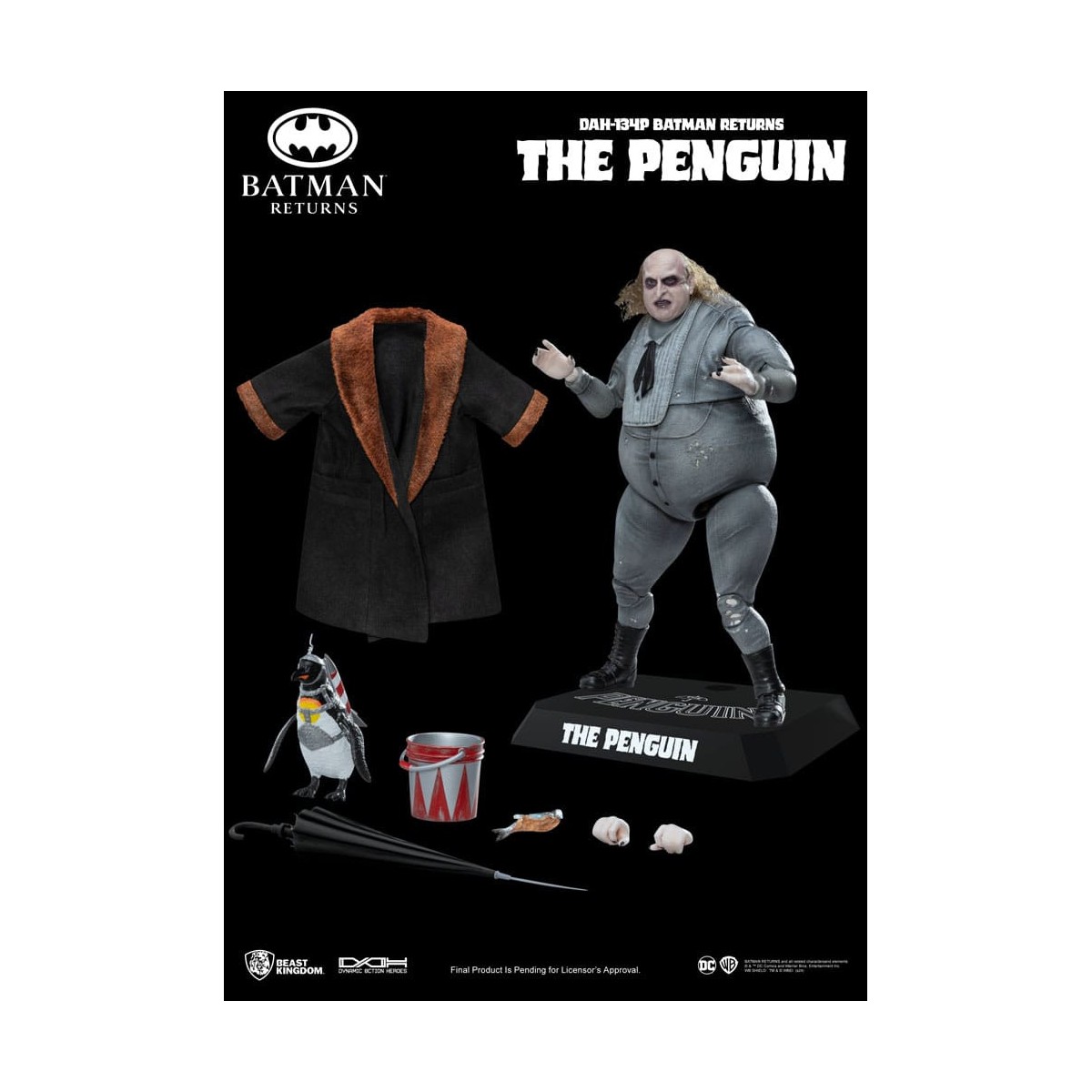 Regno delle bestie - Il Pinguino - Eroi d'azione dinamici di Batman Returns 1/9