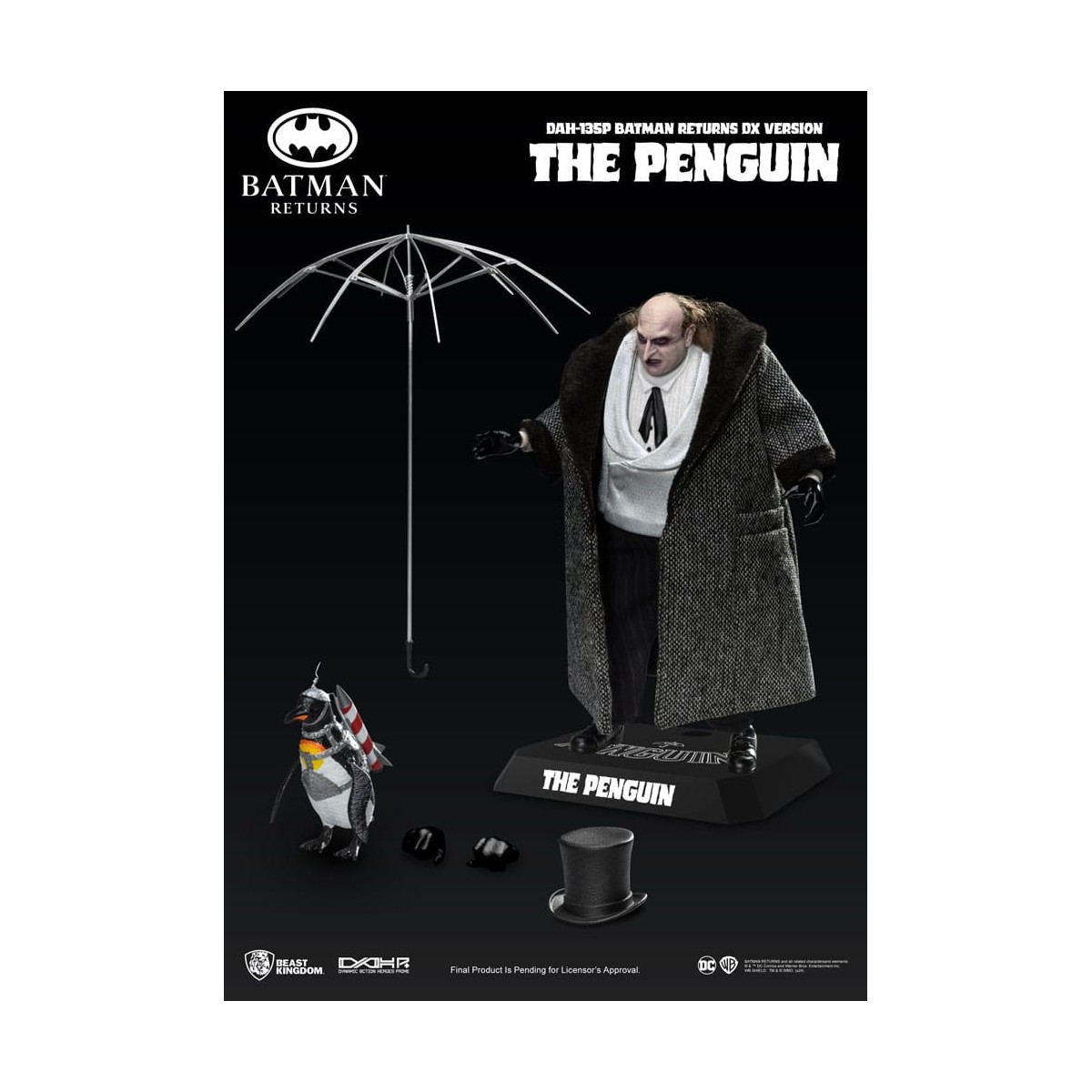 Regno delle bestie - Il Pinguino DX - Eroi d'azione dinamica di Batman Returns 1/9