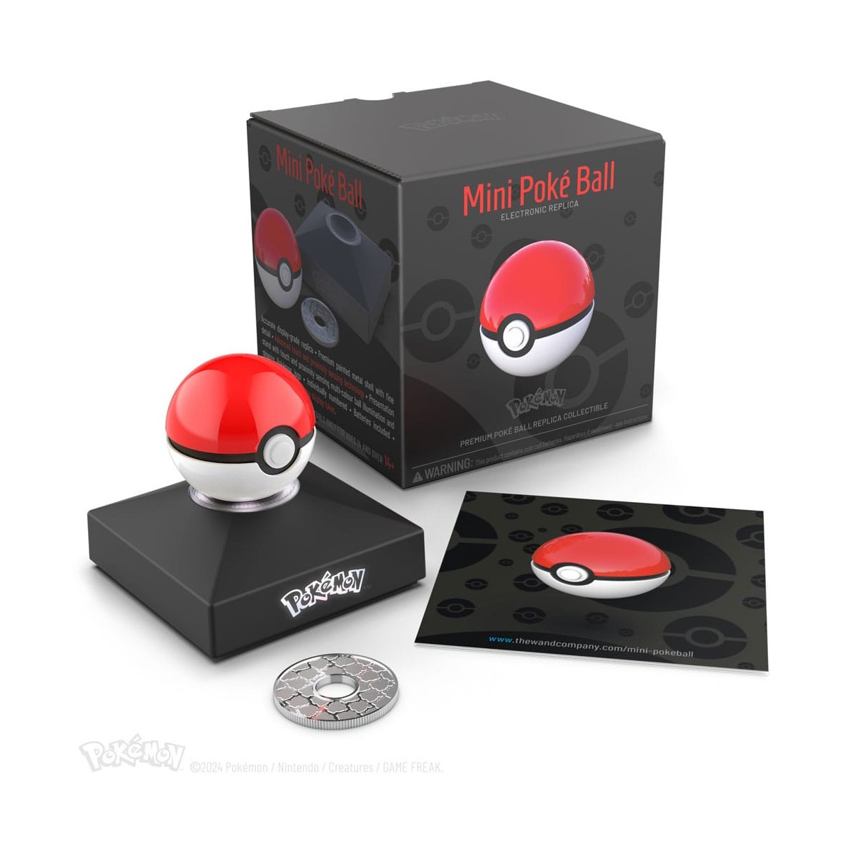 Wand Company - Replica diecast dei Pokémon - Mini Pokeball