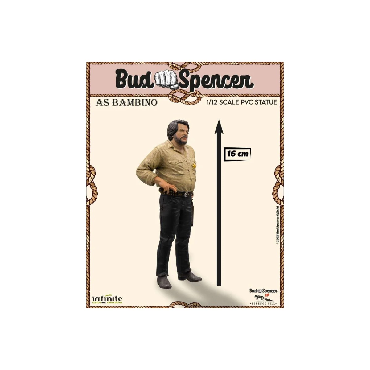 Infinite - Statua in pvc 1/12 di Bud Spencer come Bambino