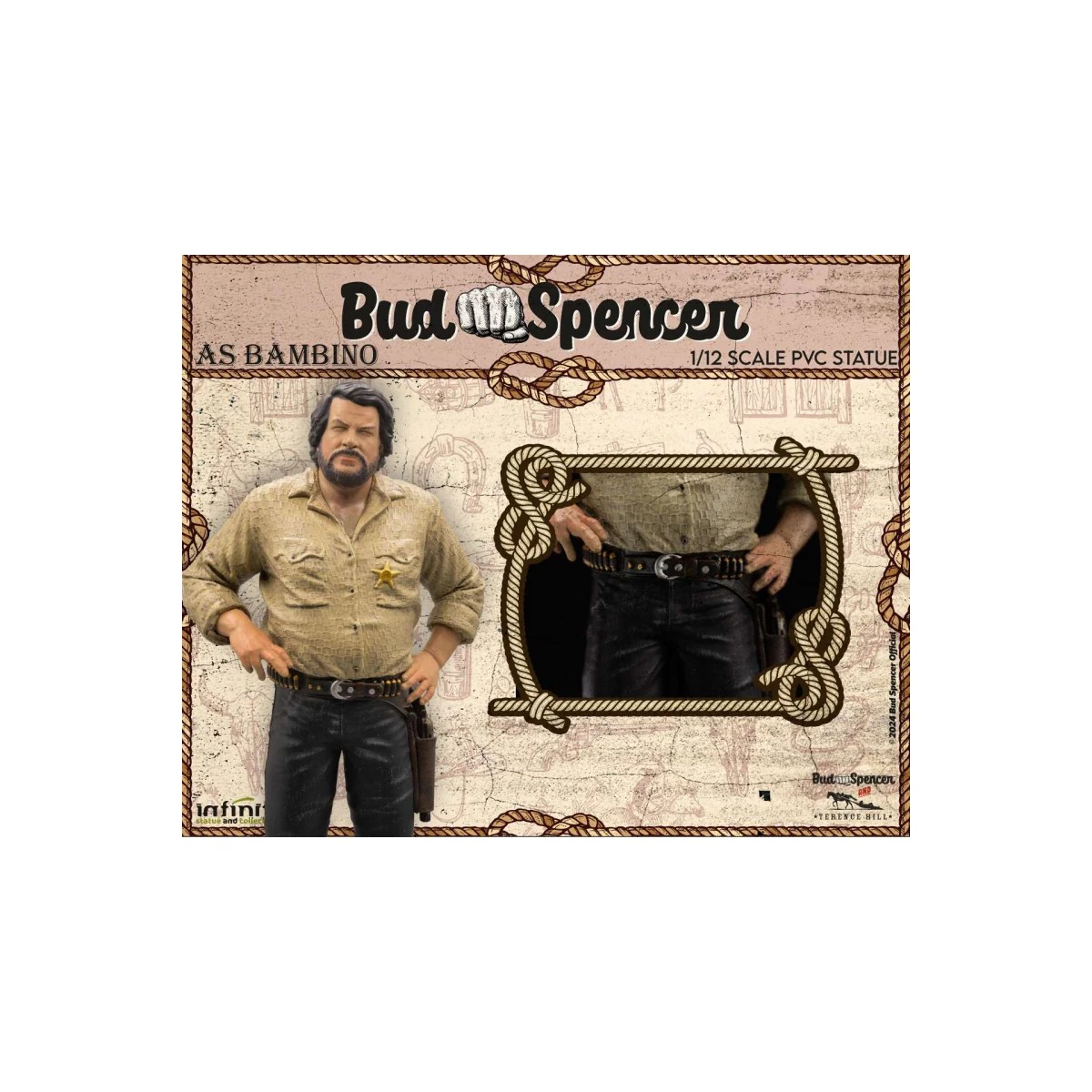 Infinite - Statua in pvc 1/12 di Bud Spencer come Bambino