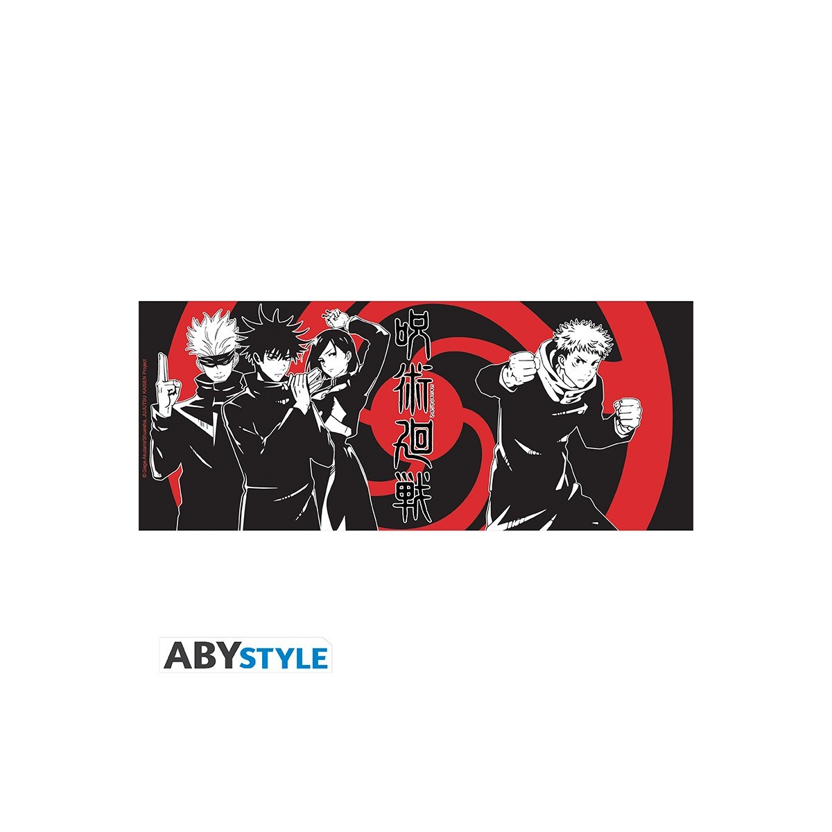 ABYstyle - Jujutsu Kaisen - Tazza - 320 ml - Gruppo bianco e nero