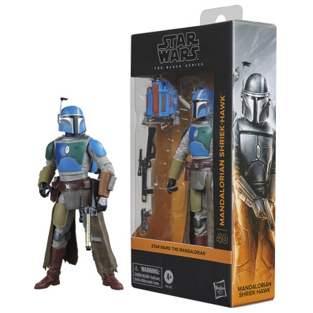Hasbro Star Wars La Serie Nera - Falco Shriek - Il Mandaloriano