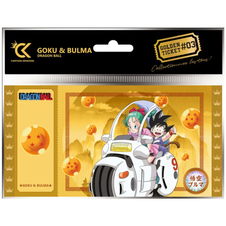 Cartoon Kingdom - Confezione da 10 biglietti Dragon Ball Golden