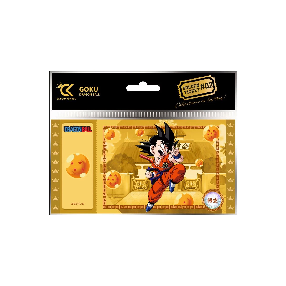 Cartoon Kingdom - Confezione da 10 biglietti Dragon Ball Golden