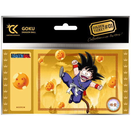 Cartoon Kingdom - Confezione da 10 biglietti Dragon Ball Golden