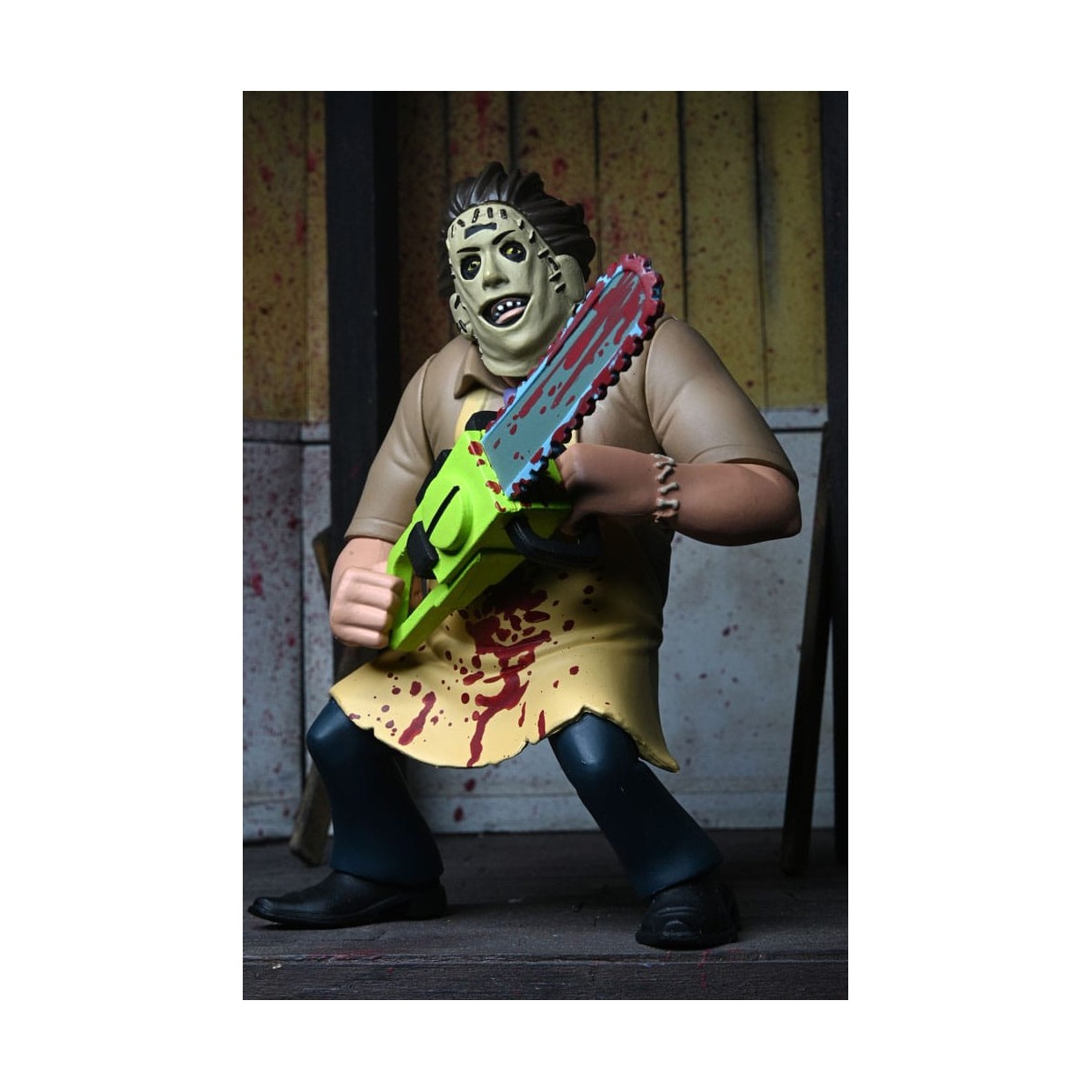 Neca - Terrori in stile toony - Leatherface Bloody - Texas Chainsaw Massacre 50° Anniversario