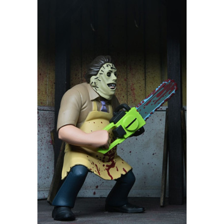 Neca - Terrori in stile toony - Leatherface Bloody - Texas Chainsaw Massacre 50° Anniversario