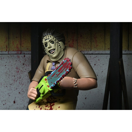 Neca - Terrori in stile toony - Leatherface Bloody - Texas Chainsaw Massacre 50° Anniversario