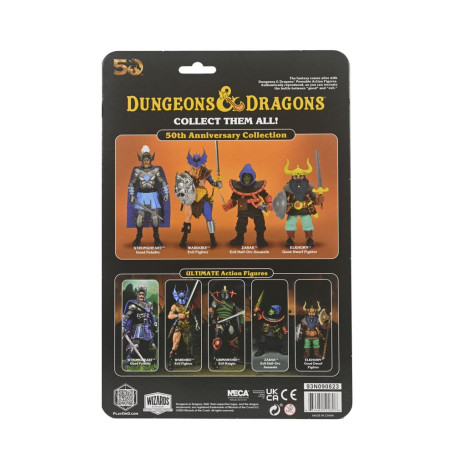 Neca - AD&D - Warduke del 50° Anniversario su scheda blister - Dungeons & Dragons