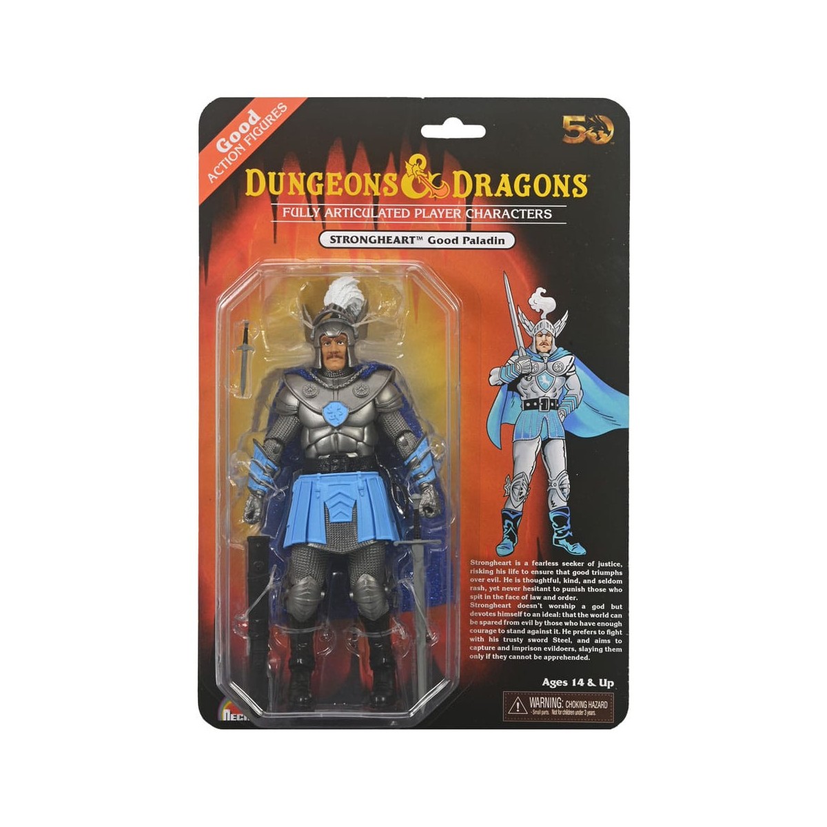 Neca - AD&D - 50° Anniversario Strongheart su carta blister - Dungeons & Dragons