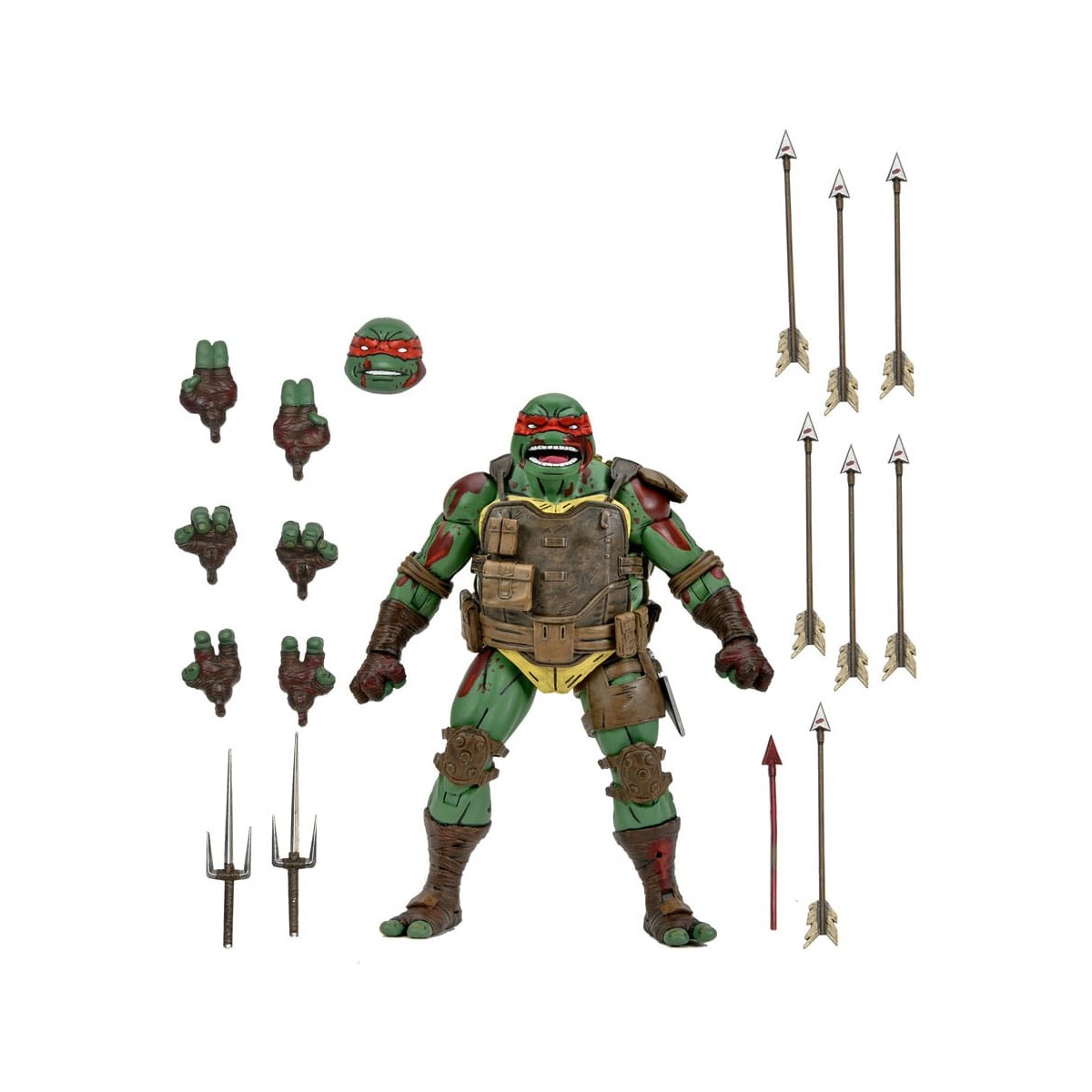 NECA - IDW Comics - Ultimate First to Fall RAPHAEL The Last Ronin - TMNT - Teenage Mutant Ninja Turtles