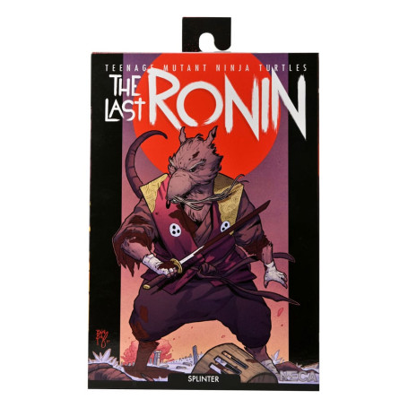 NECA - IDW Comics - Ultimate SPLINTER L'ultimo Ronin - TMNT - Teenage Mutant Ninja Turtles
