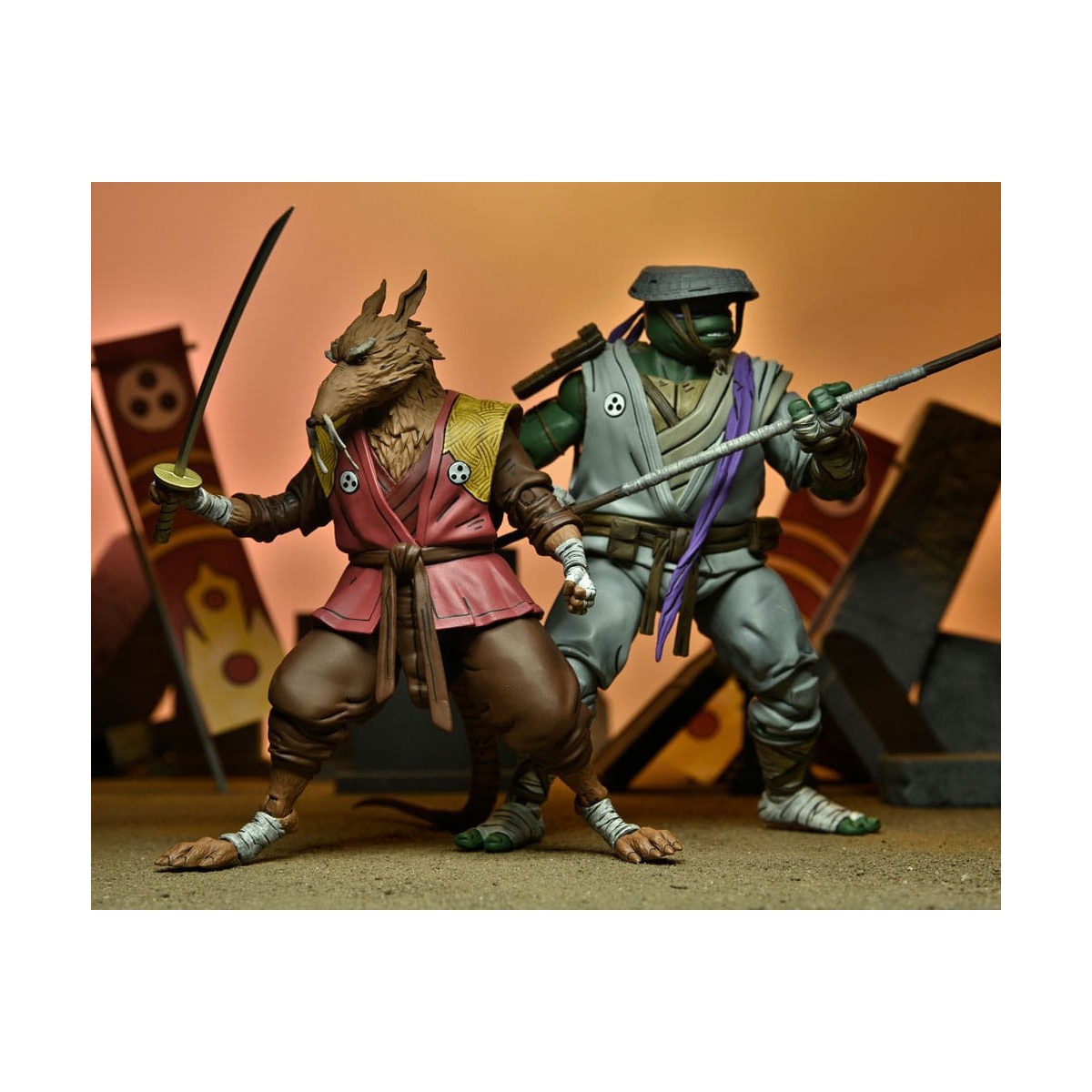 NECA - IDW Comics - Ultimate SPLINTER L'ultimo Ronin - TMNT - Teenage Mutant Ninja Turtles