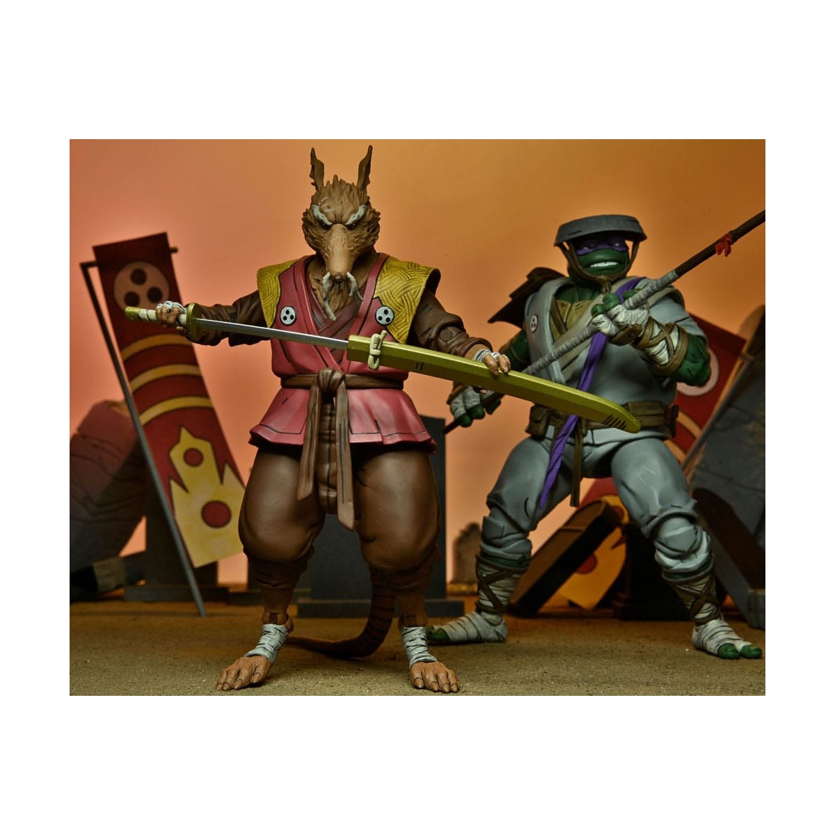 NECA - IDW Comics - Ultimate SPLINTER L'ultimo Ronin - TMNT - Teenage Mutant Ninja Turtles