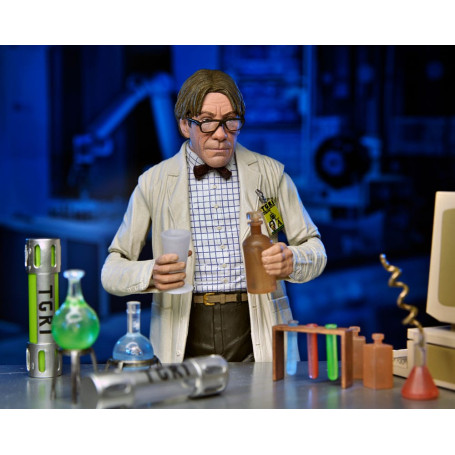 Neca - Cappotto da laboratorio Professor Perry e Tuta Hazmat Professor Perry