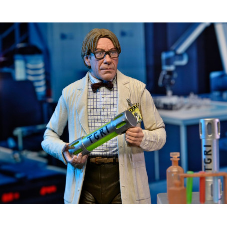 Neca - Cappotto da laboratorio Professor Perry e Tuta Hazmat Professor Perry