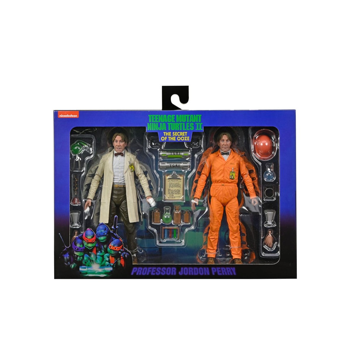 Neca - Cappotto da laboratorio Professor Perry e Tuta Hazmat Professor Perry