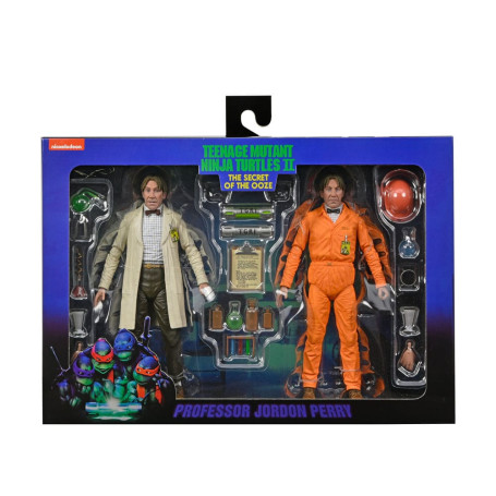 Neca - Cappotto da laboratorio Professor Perry e Tuta Hazmat Professor Perry