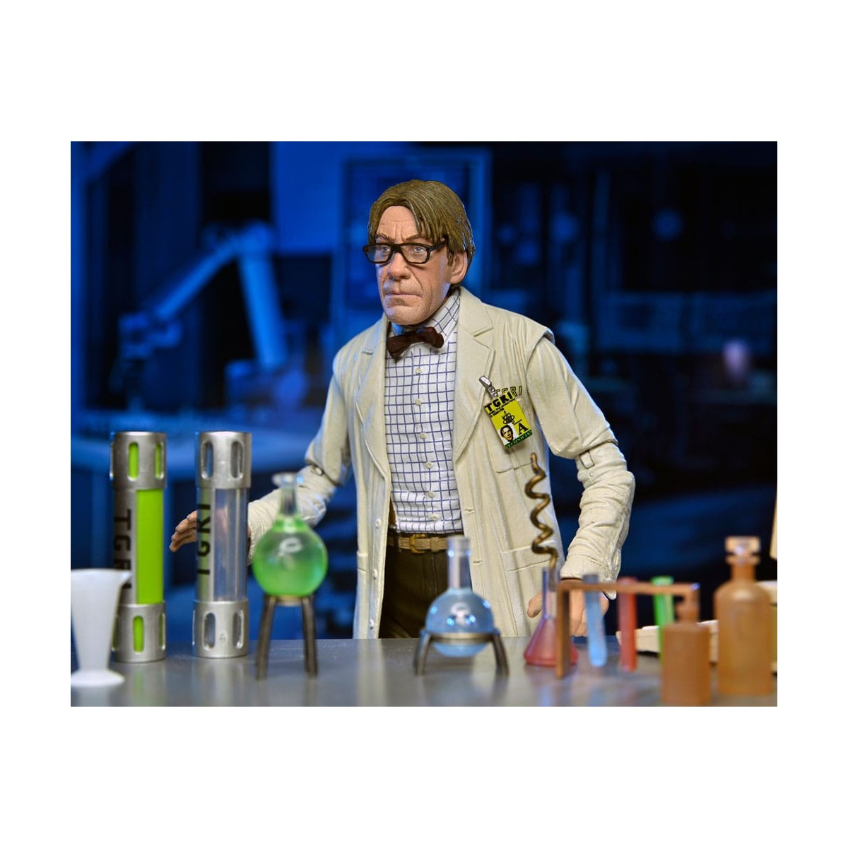 Neca - Cappotto da laboratorio Professor Perry e Tuta Hazmat Professor Perry
