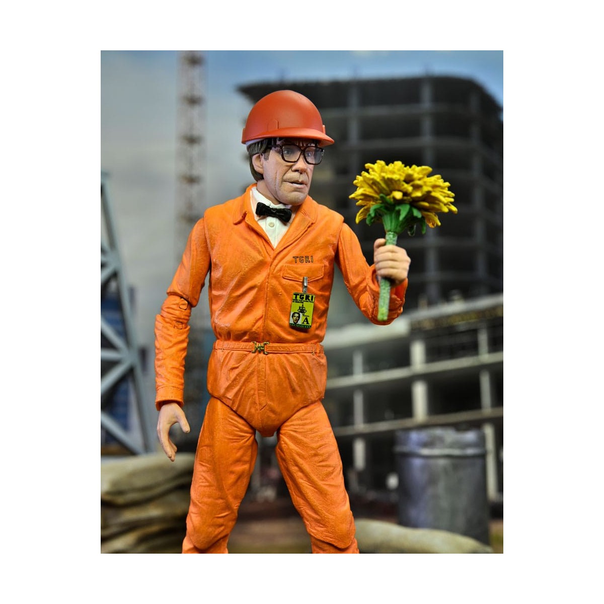 Neca - Cappotto da laboratorio Professor Perry e Tuta Hazmat Professor Perry