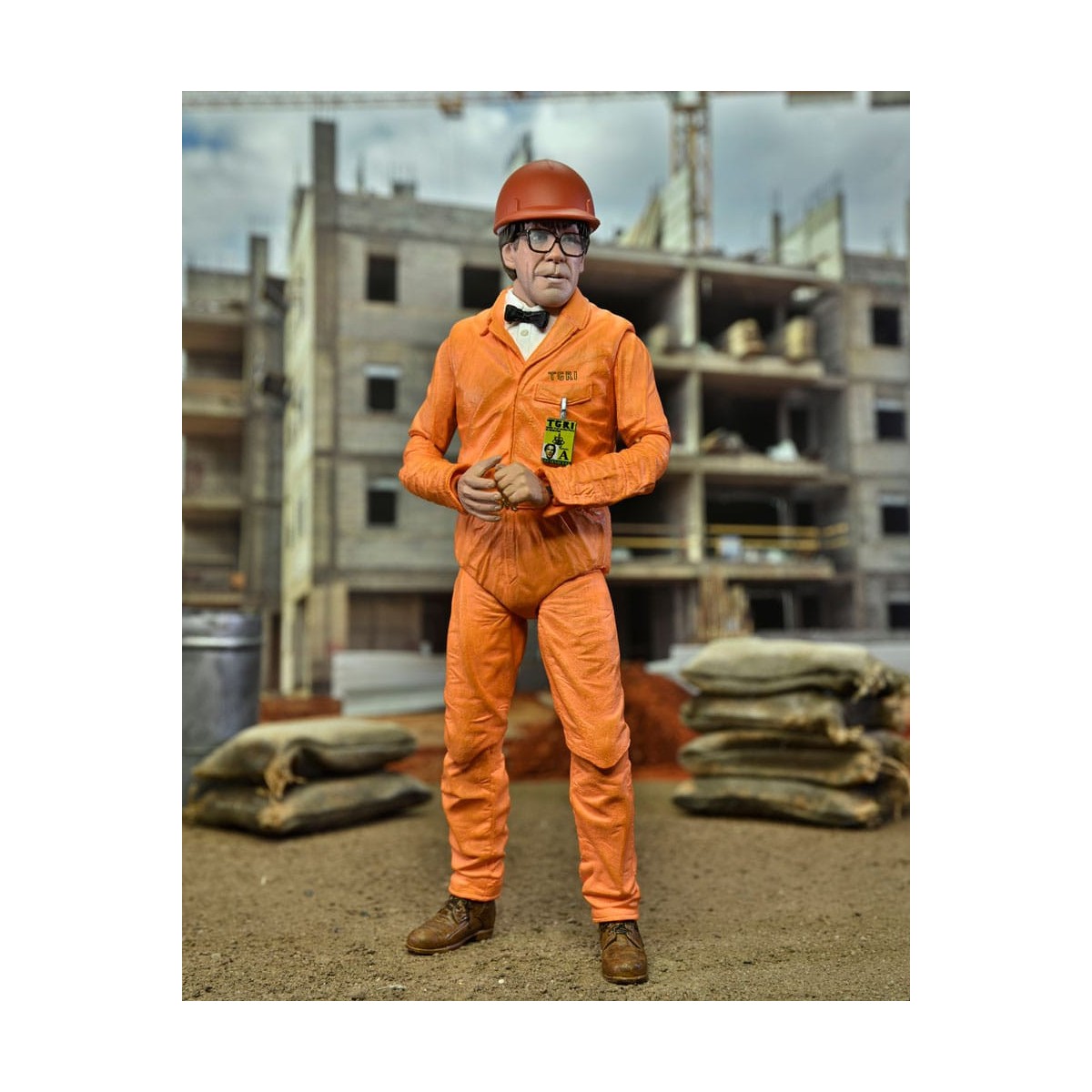 Neca - Cappotto da laboratorio Professor Perry e Tuta Hazmat Professor Perry