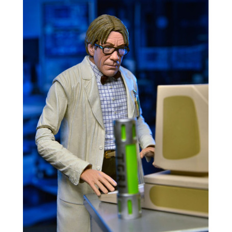 Neca - Cappotto da laboratorio Professor Perry e Tuta Hazmat Professor Perry