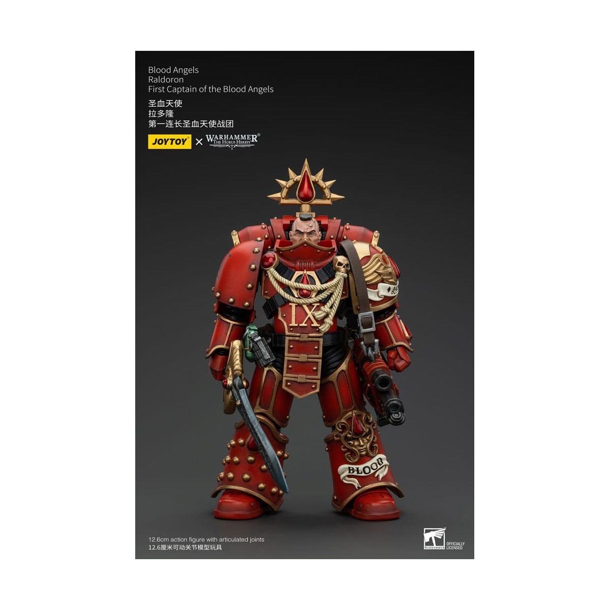 Joytoy - Warhammer - Angeli del Sangue - Raldoron Primo Capitano degli Angeli del Sangue - L'Eresia di Horus