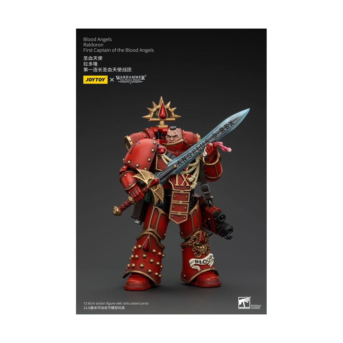 Joytoy - Warhammer - Angeli del Sangue - Raldoron Primo Capitano degli Angeli del Sangue - L'Eresia di Horus