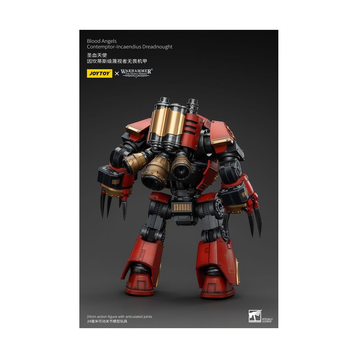 Joytoy - Warhammer - Angeli del Sangue - Contemptor-Incaendius Dreadnought - L'eresia di Horus