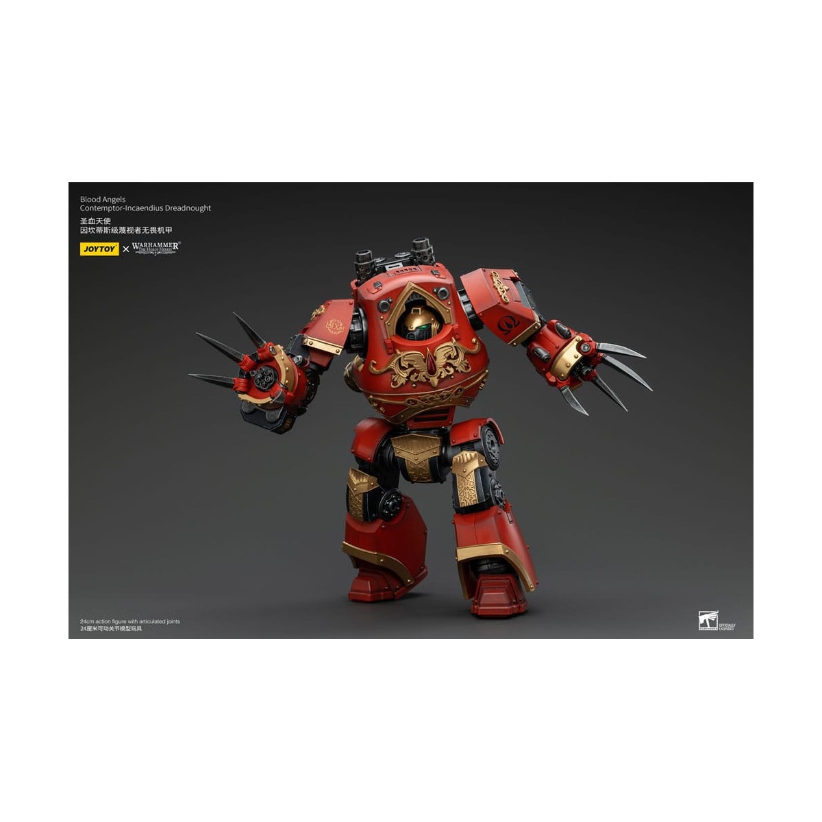 Joytoy - Warhammer - Angeli del Sangue - Contemptor-Incaendius Dreadnought - L'eresia di Horus