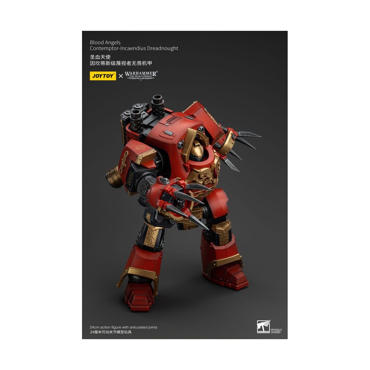 Joytoy - Warhammer - Angeli del Sangue - Contemptor-Incaendius Dreadnought - L'eresia di Horus