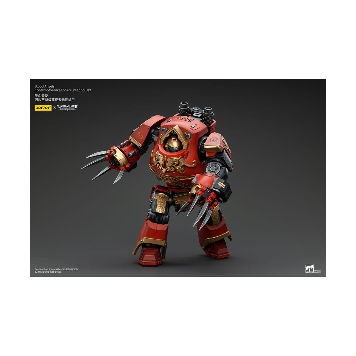 Joytoy - Warhammer - Angeli del Sangue - Contemptor-Incaendius Dreadnought - L'eresia di Horus