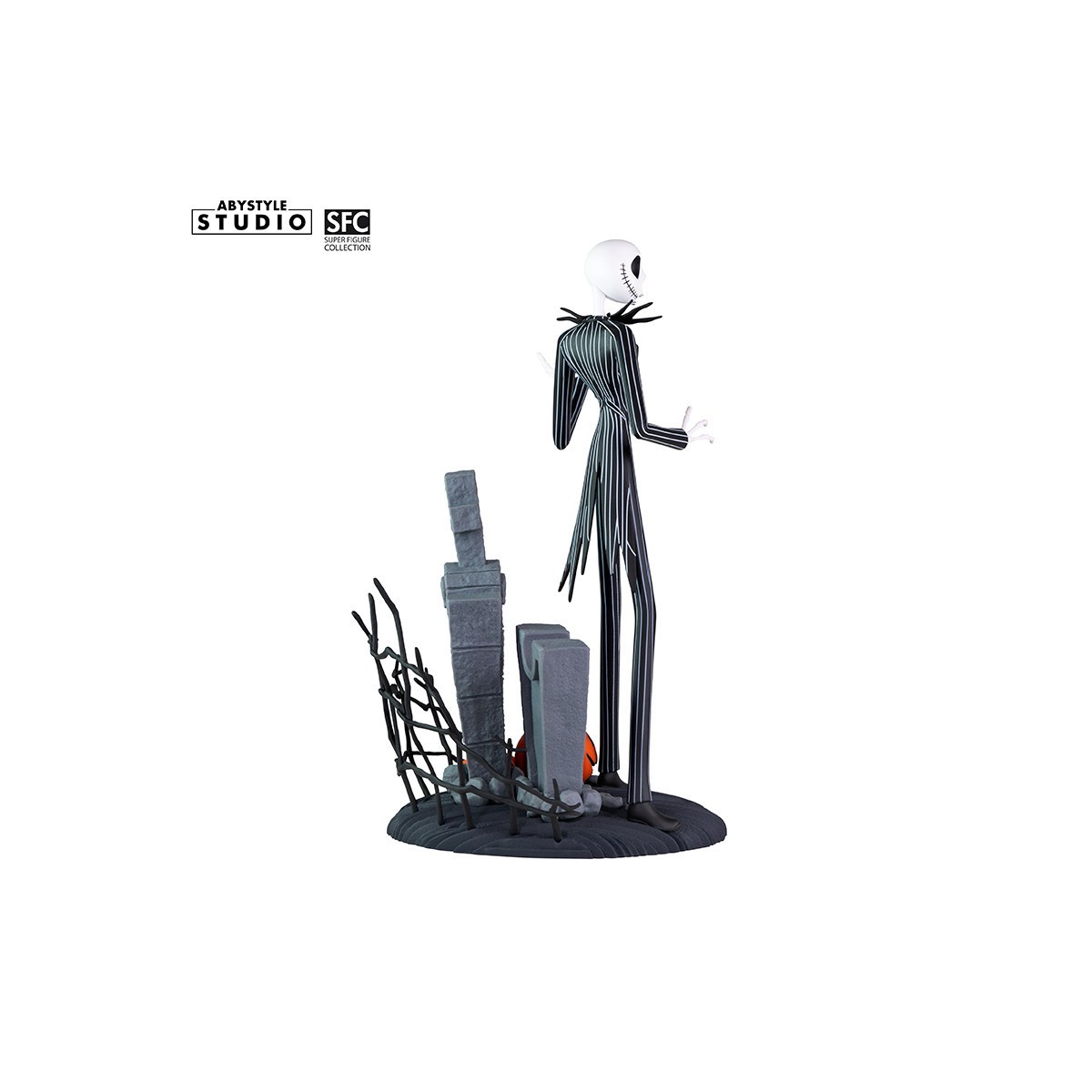 Abystyle - NIGHTMARE BEFORE XMAS - Jack faccia spaventosa sorridente - Super Figure Collection 1/10