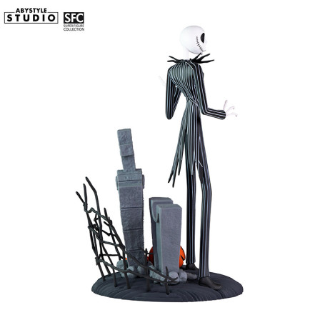 Abystyle - NIGHTMARE BEFORE XMAS - Jack faccia spaventosa sorridente - Super Figure Collection 1/10