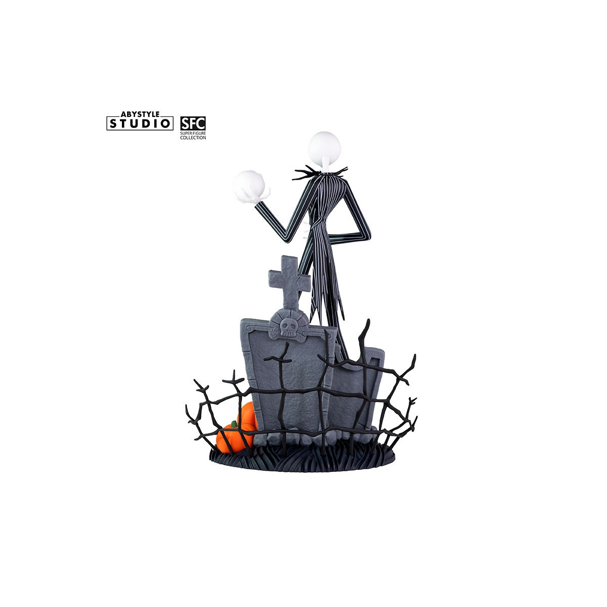 Abystyle - NIGHTMARE BEFORE XMAS - Jack faccia spaventosa sorridente - Super Figure Collection 1/10