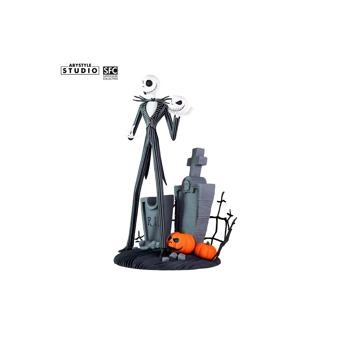 Abystyle - NIGHTMARE BEFORE XMAS - Jack faccia spaventosa sorridente - Super Figure Collection 1/10