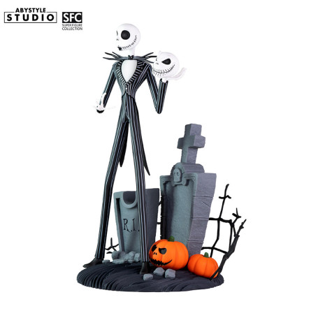 Abystyle - NIGHTMARE BEFORE XMAS - Jack faccia spaventosa sorridente - Super Figure Collection 1/10