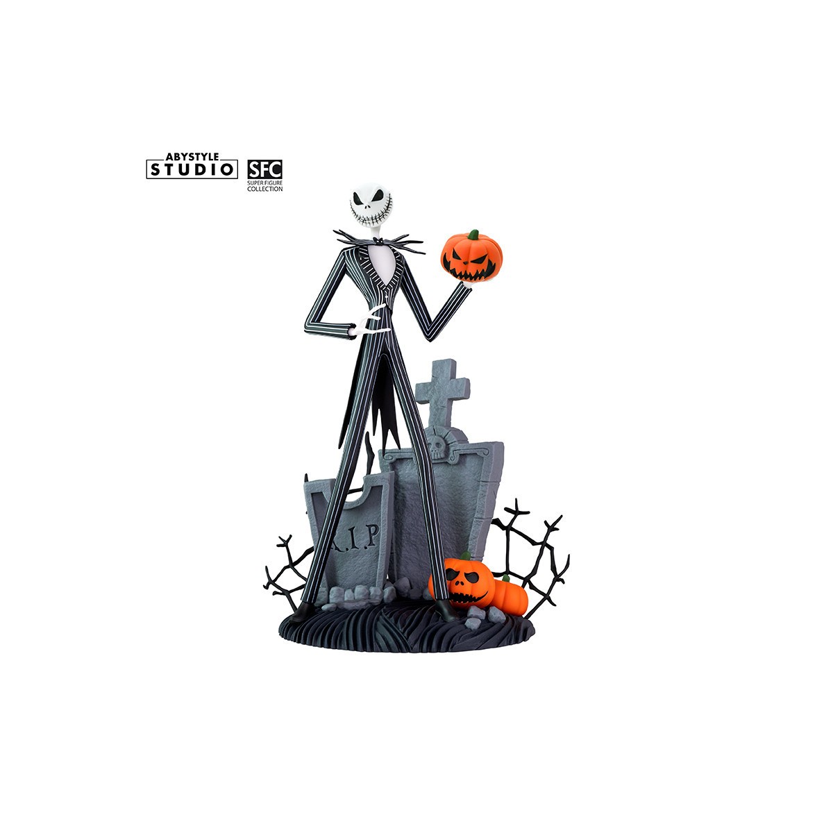 Abystyle - NIGHTMARE BEFORE XMAS - Jack faccia spaventosa sorridente - Super Figure Collection 1/10