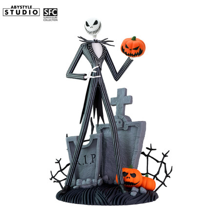 Abystyle - NIGHTMARE BEFORE XMAS - Jack faccia spaventosa sorridente - Super Figure Collection 1/10