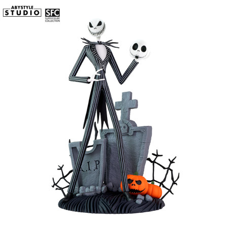 Abystyle - NIGHTMARE BEFORE XMAS - Jack faccia spaventosa sorridente - Super Figure Collection 1/10