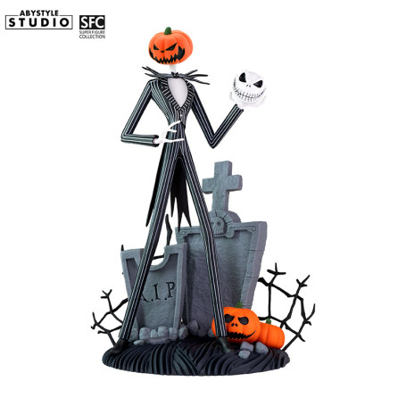 Abystyle - NIGHTMARE BEFORE XMAS - Jack faccia spaventosa sorridente - Super Figure Collection 1/10