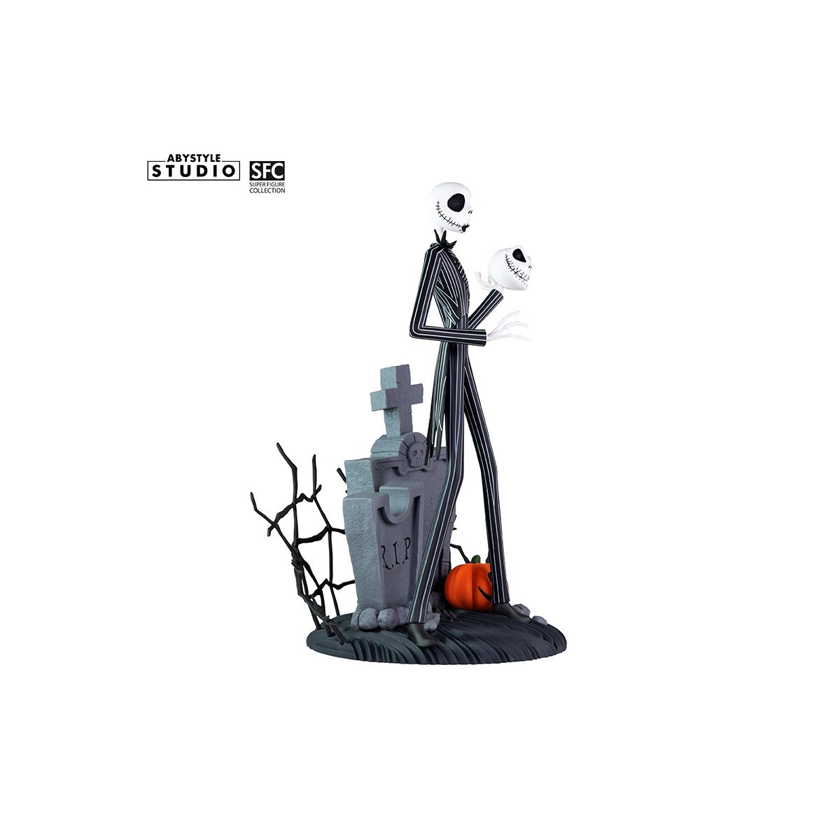 Abystyle - NIGHTMARE BEFORE XMAS - Jack faccia spaventosa sorridente - Super Figure Collection 1/10