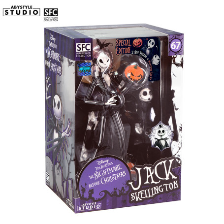 Abystyle - NIGHTMARE BEFORE XMAS - Jack faccia spaventosa sorridente - Super Figure Collection 1/10