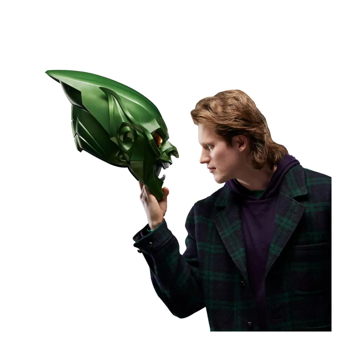 Hasbro - Replica del Casco di Goblin Verde 1/1 - Casco delle Leggende Marvel