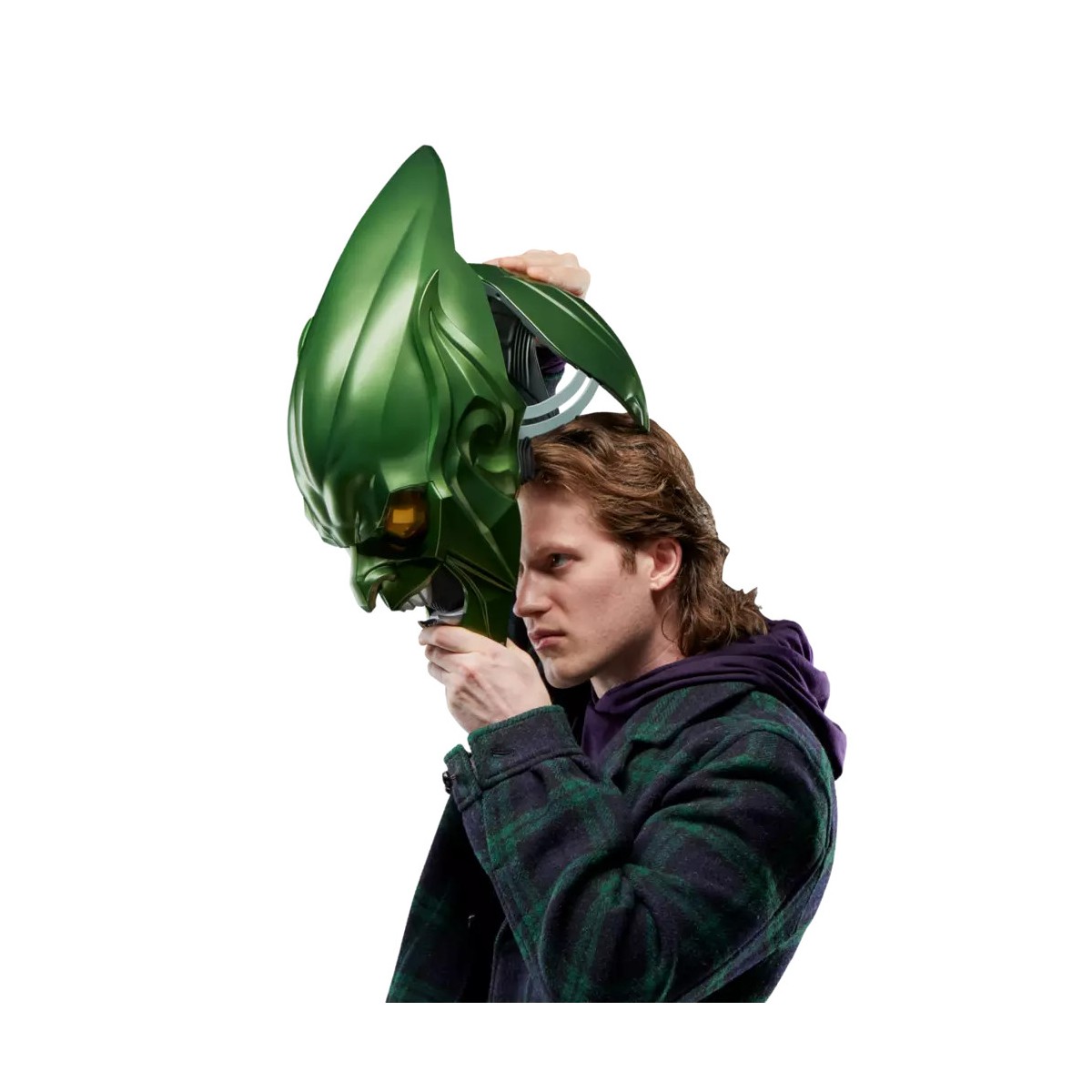 Hasbro - Replica del Casco di Goblin Verde 1/1 - Casco delle Leggende Marvel